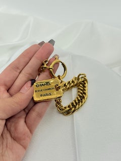 Chanel Gold Chain Vintage 31 Rue Cambon Paris Charm Bracelet