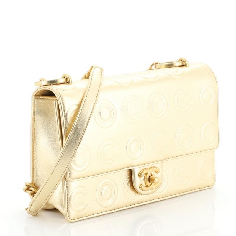 gold circle chanel bag