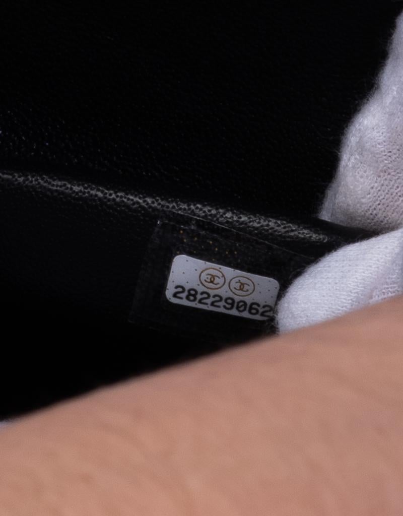 Chanel Gold Croc geprägte Klappe Tasche 3