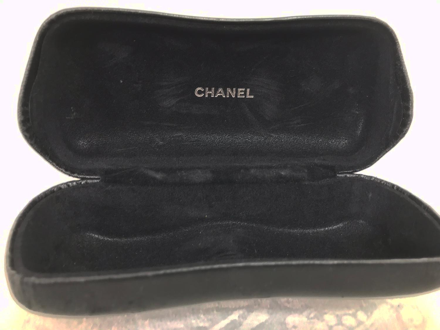 Chanel Gold Crossover and Tortoise Shell Sunglasses with Case 2