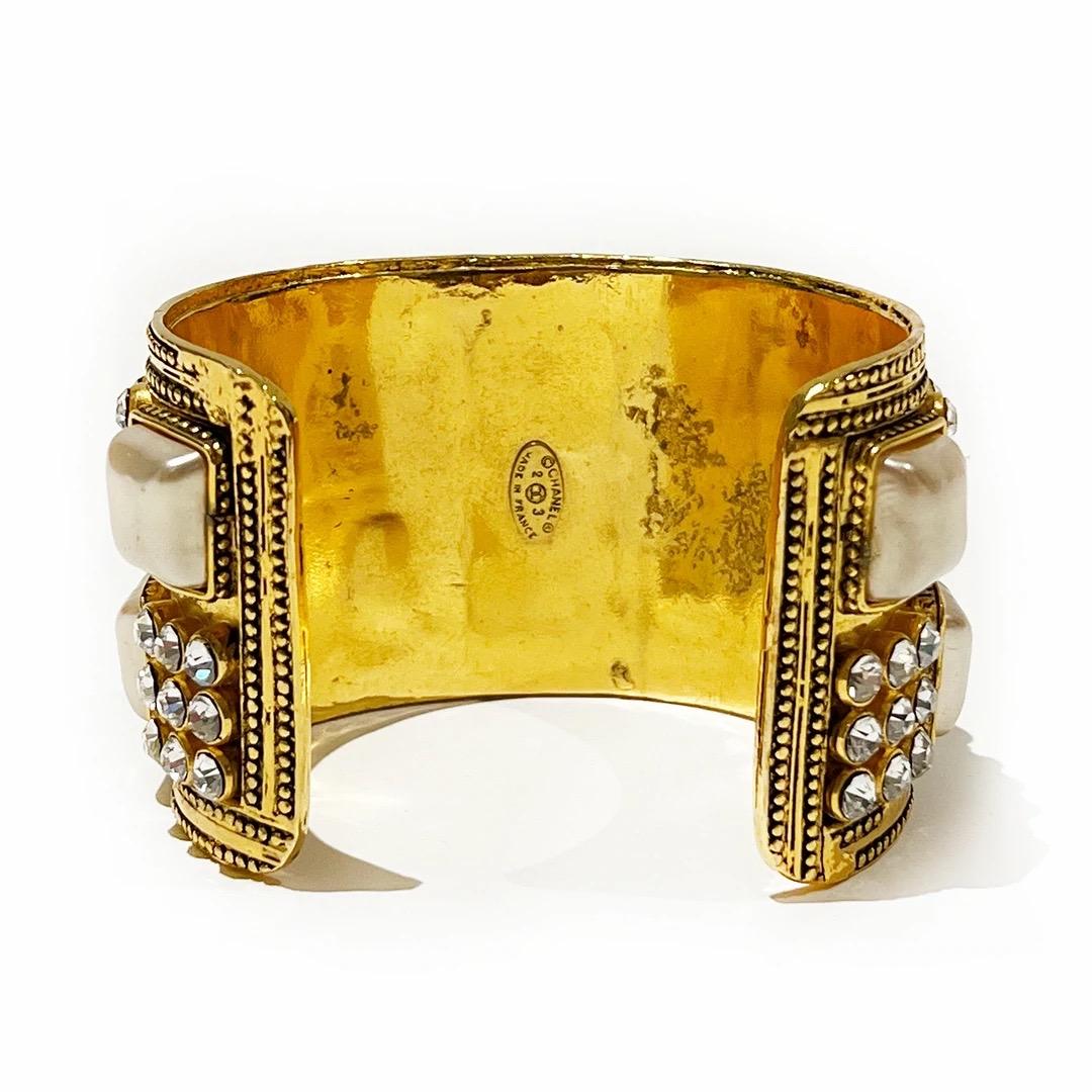 Chanel Gold Cuff Bracelet 1