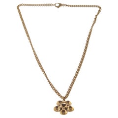 Chanel Gold-Blumen-Halskette