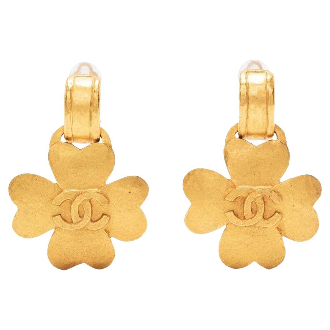 Fve Leaf Clover Earrngs Luxury Slver Mnmalst Earrng Small...