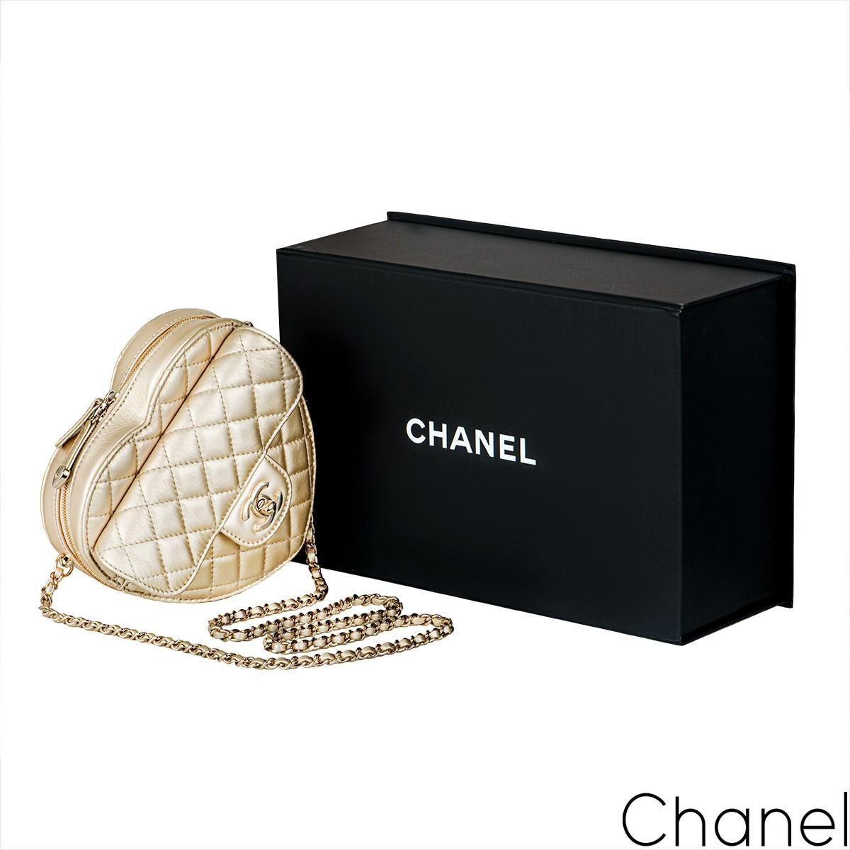 Chanel Gold Heart Bag 1