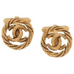 Chanel Gold Knot Cufflinks