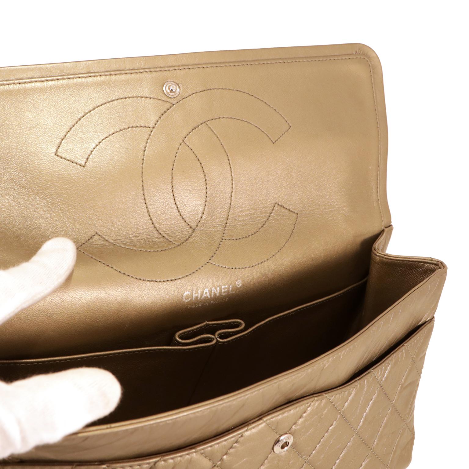 Chanel Gold Lambskin Reissue Flap Bag 1