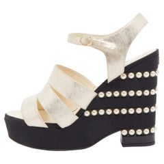 Chanel Wedges - 39 For Sale on 1stDibs