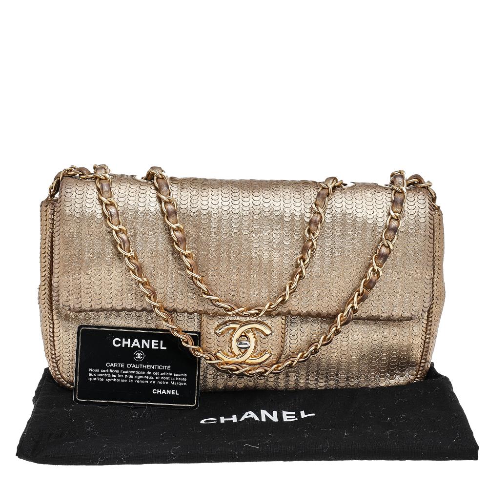 Chanel Gold Leather 31 Rue Cambon Medium Classic Single Flap Bag 5