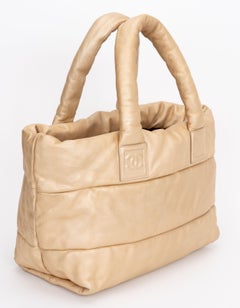 Chanel Gold Leather Coco Cocoon Tote Bag