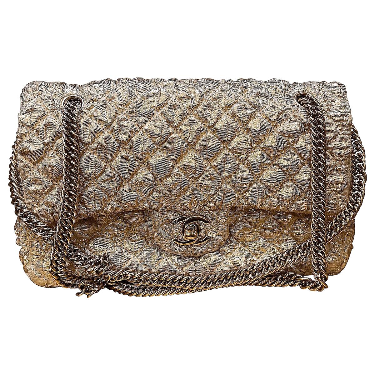 Chanel Gold Limited Edition Lamé Bag