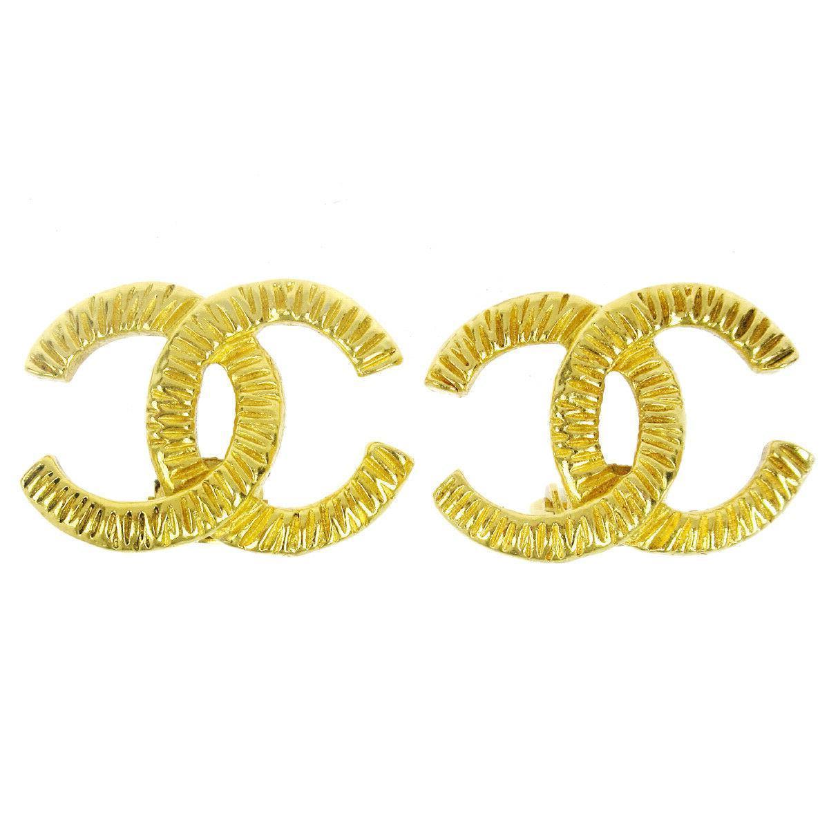 cc logo earrings