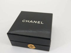 Chanel Gold Logo Cross Pendant Brooch Pin 870085