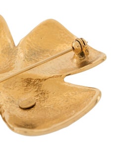 Chanel Gold Maltese Cross Brooch