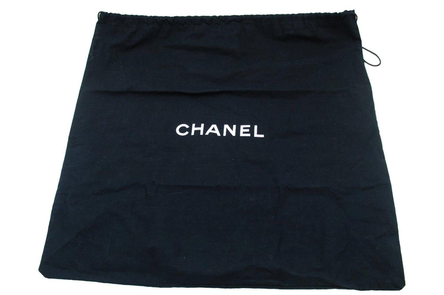 CHANEL Gold Medallion Caviar Shoulder Bag Grand Shopping Tote For Sale 12