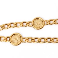 Chanel Gold Medallion Coin Vintage Chain Belt