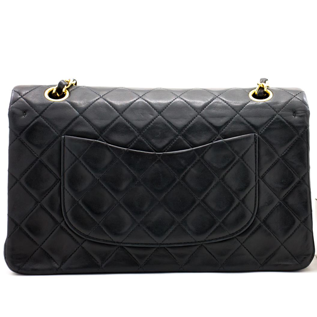 Black Chanel Gold Medium Double Flap Bag