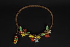 Chanel gold metal and Swarovski Strass Belt, 1997 Collection