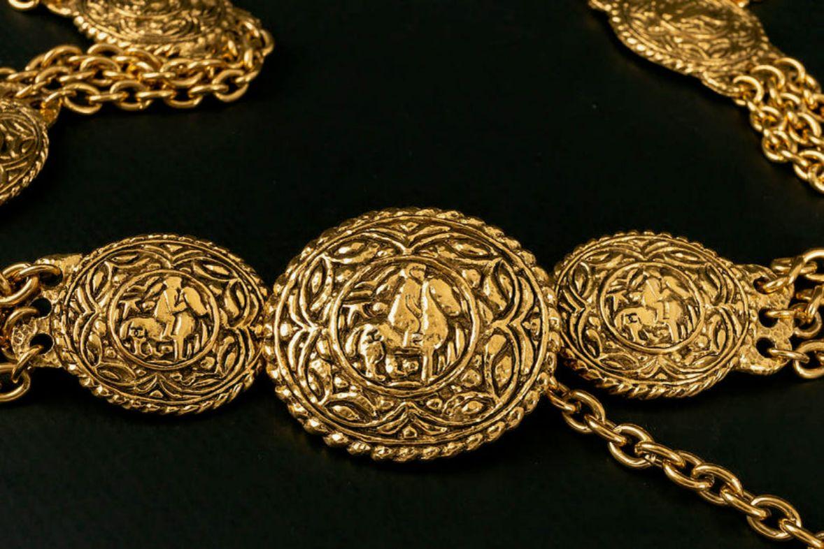 Women's Chanel Gold Metal Belt, 1980s