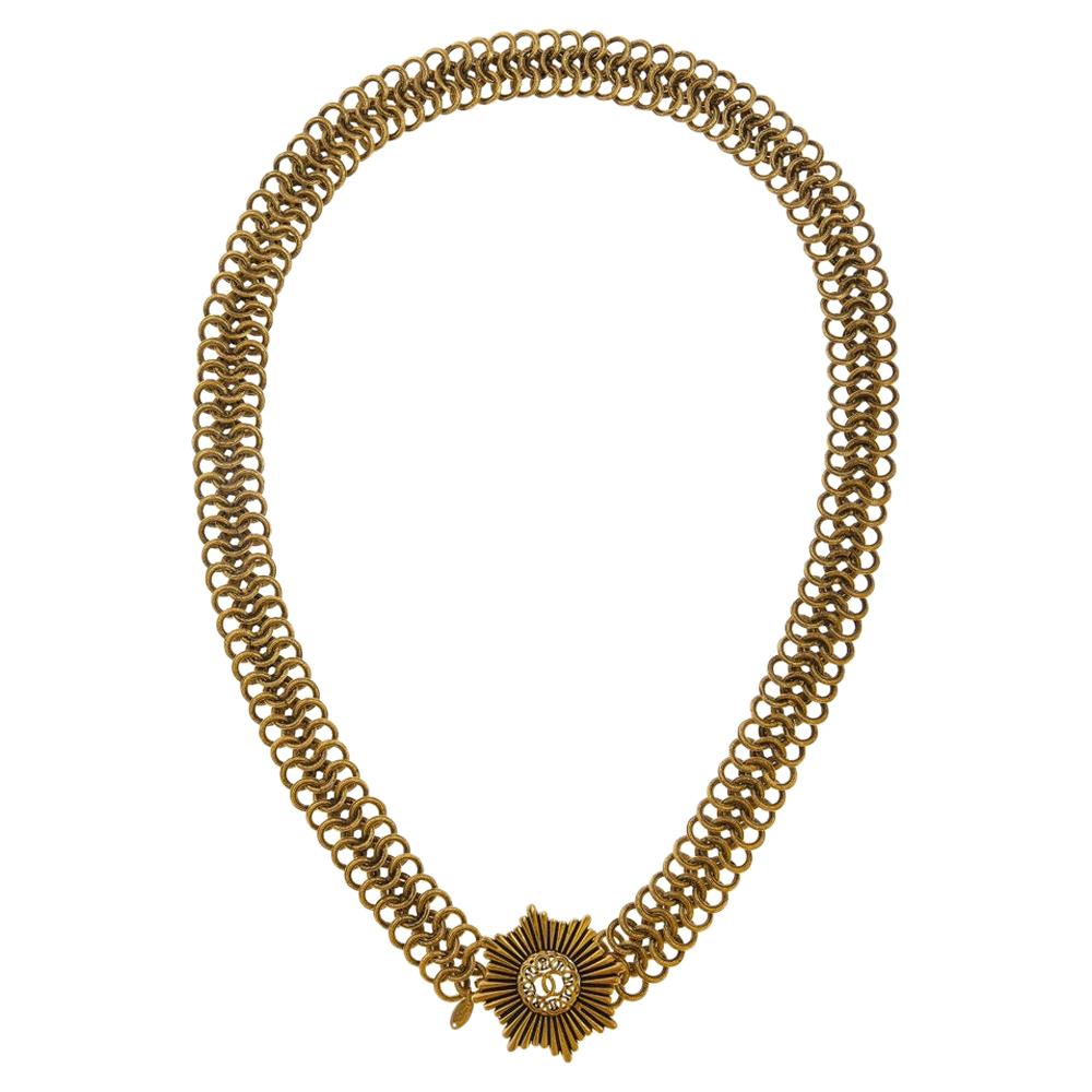 Chanel Gold metal belt