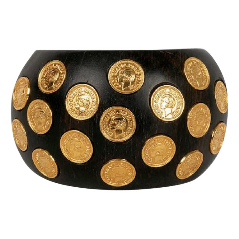 Chanel Gold Metal Bracelet, Circa 1990