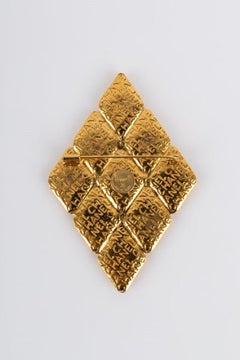 Chanel Gold Metal Brooch