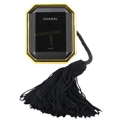Chanel Gold Metal Clock