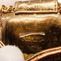 Chanel Gold Mini Flap Necklace