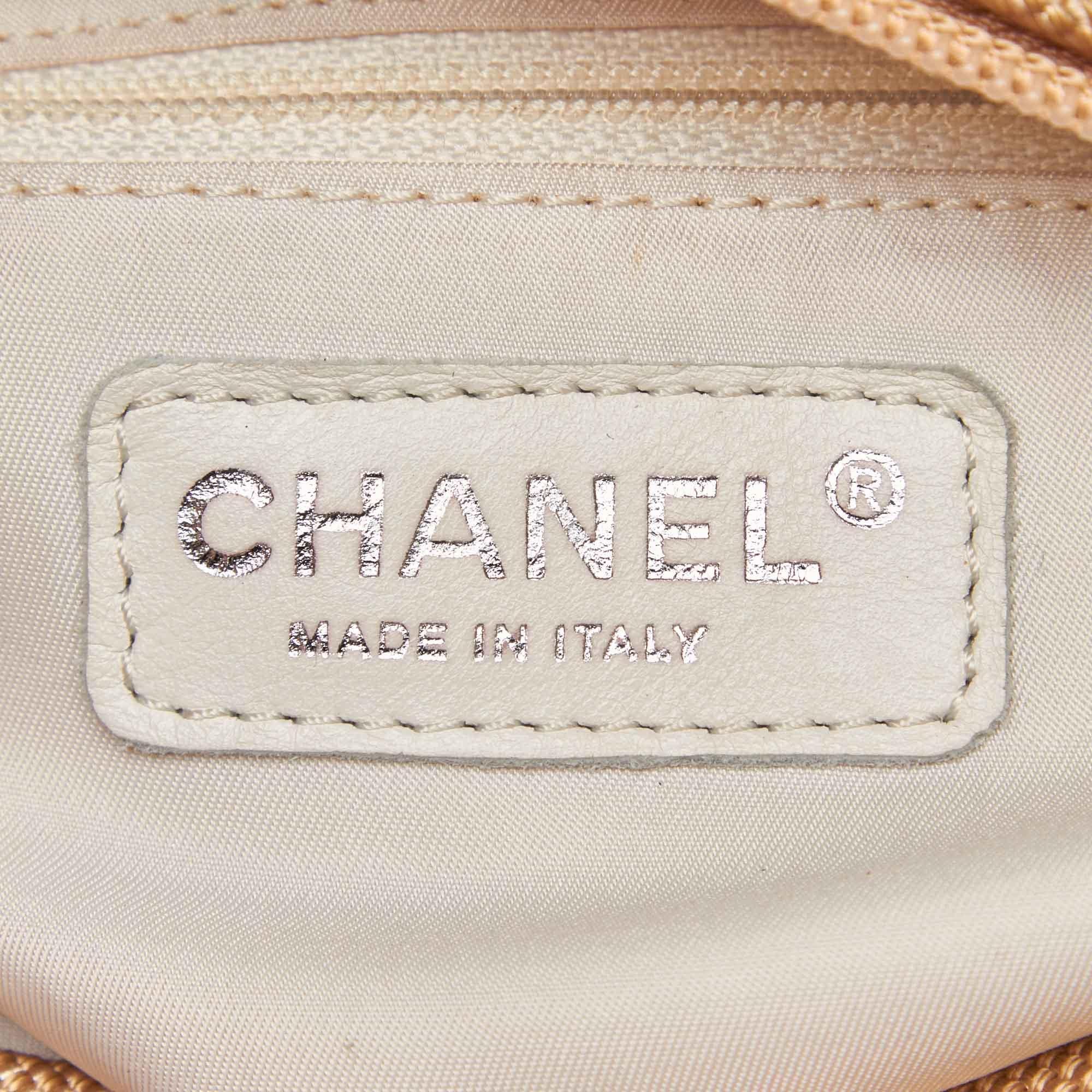 Chanel Gold Paris Biarritz Bag For Sale 2