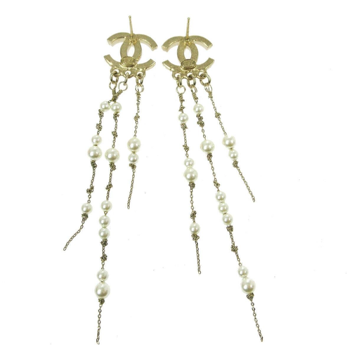 chanel dangle earrings