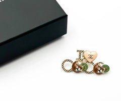 Chanel Gold Pink Brown I Love CoCo Pin