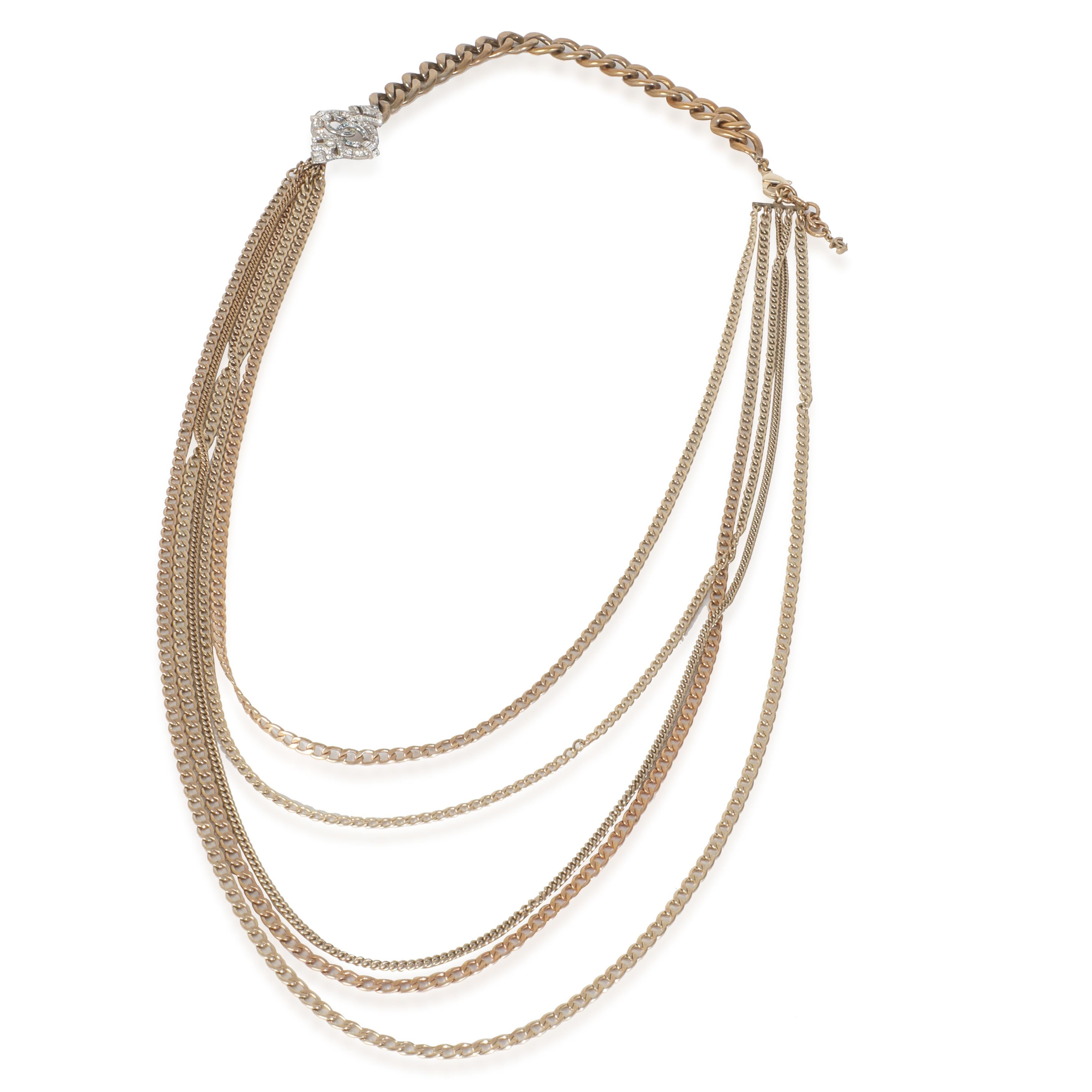 Chanel plaqué or  Collier multibrins 2016

DÉTAILS PRIMAIRES
SKU : 145371
Titre de la liste : Chanel plaqué or  Collier multibrins 2016
Description de l'état : Vendue au détail à 1650 USD. En excellent état. Longueur de 36 pouces.
Marque :