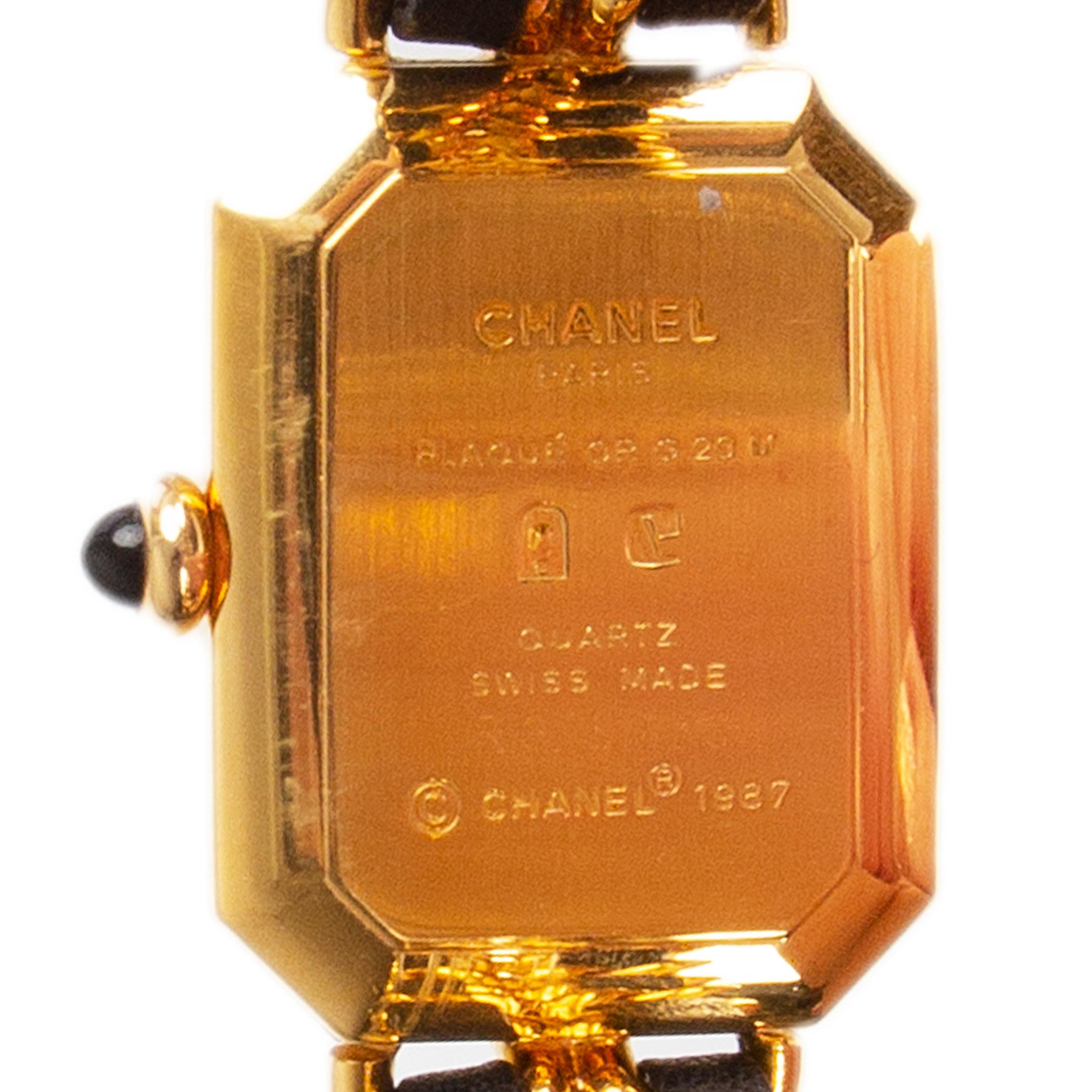 chanel watch gold chain