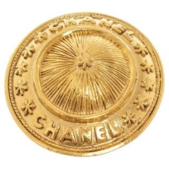 Chanel Gold Plated Brooch