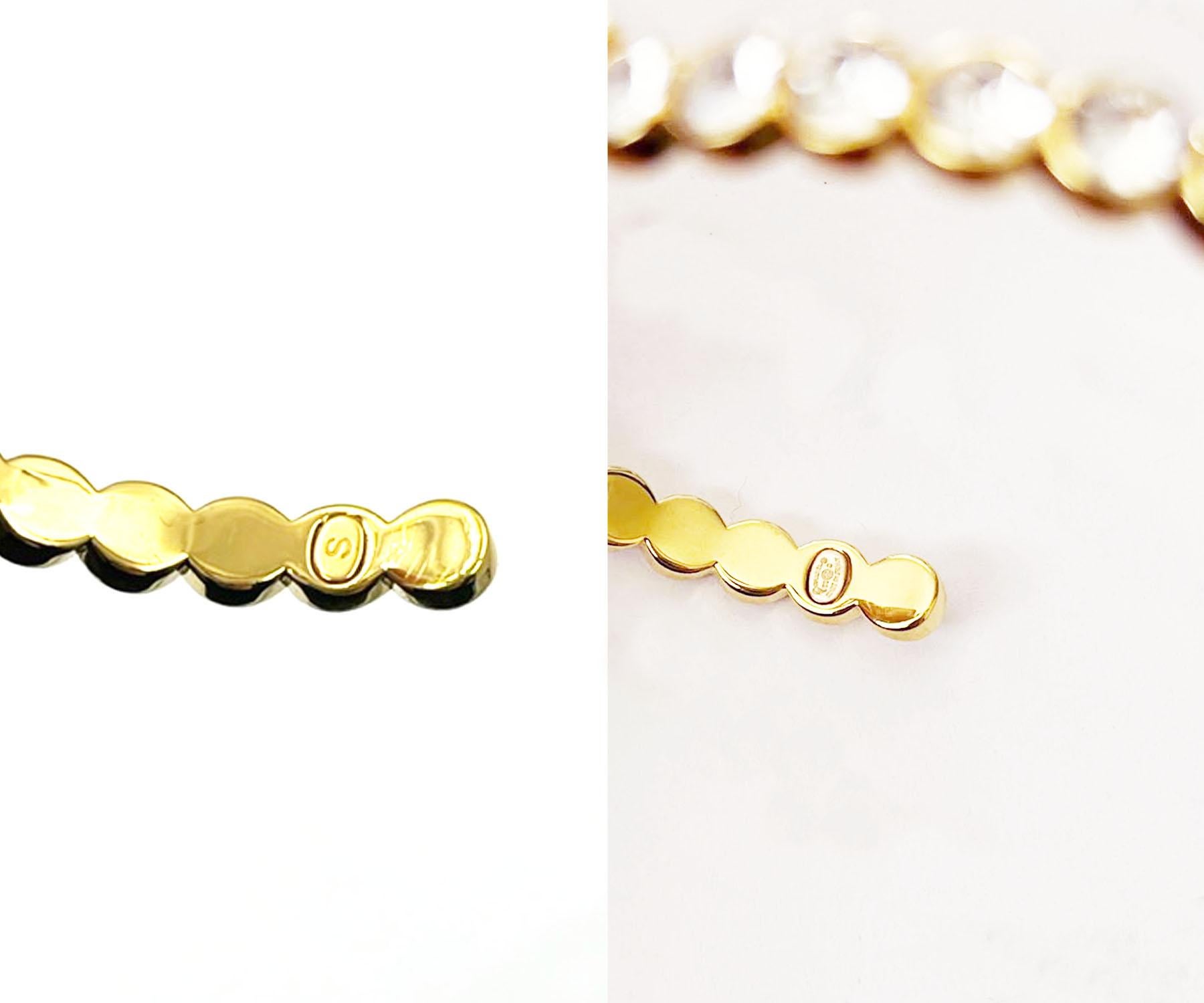 Chanel Vergoldetes CC Marquise-Manschettenarmband aus rundem Kristall, vergoldet   Damen im Angebot