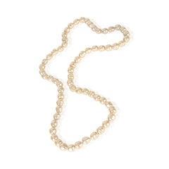 Chanel Gold-Plated  Vintage 1981 Faux Baroque Pearl Necklace