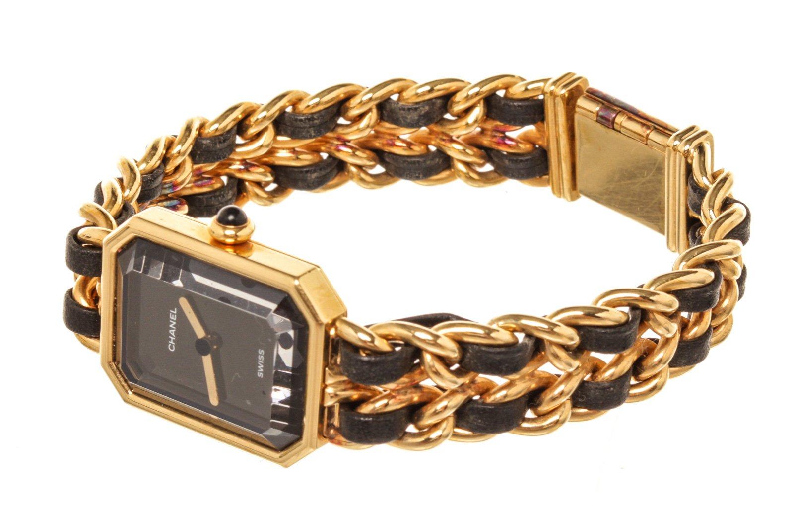 Chanel Gold Premiere L Watch In Good Condition In Irvine, CA