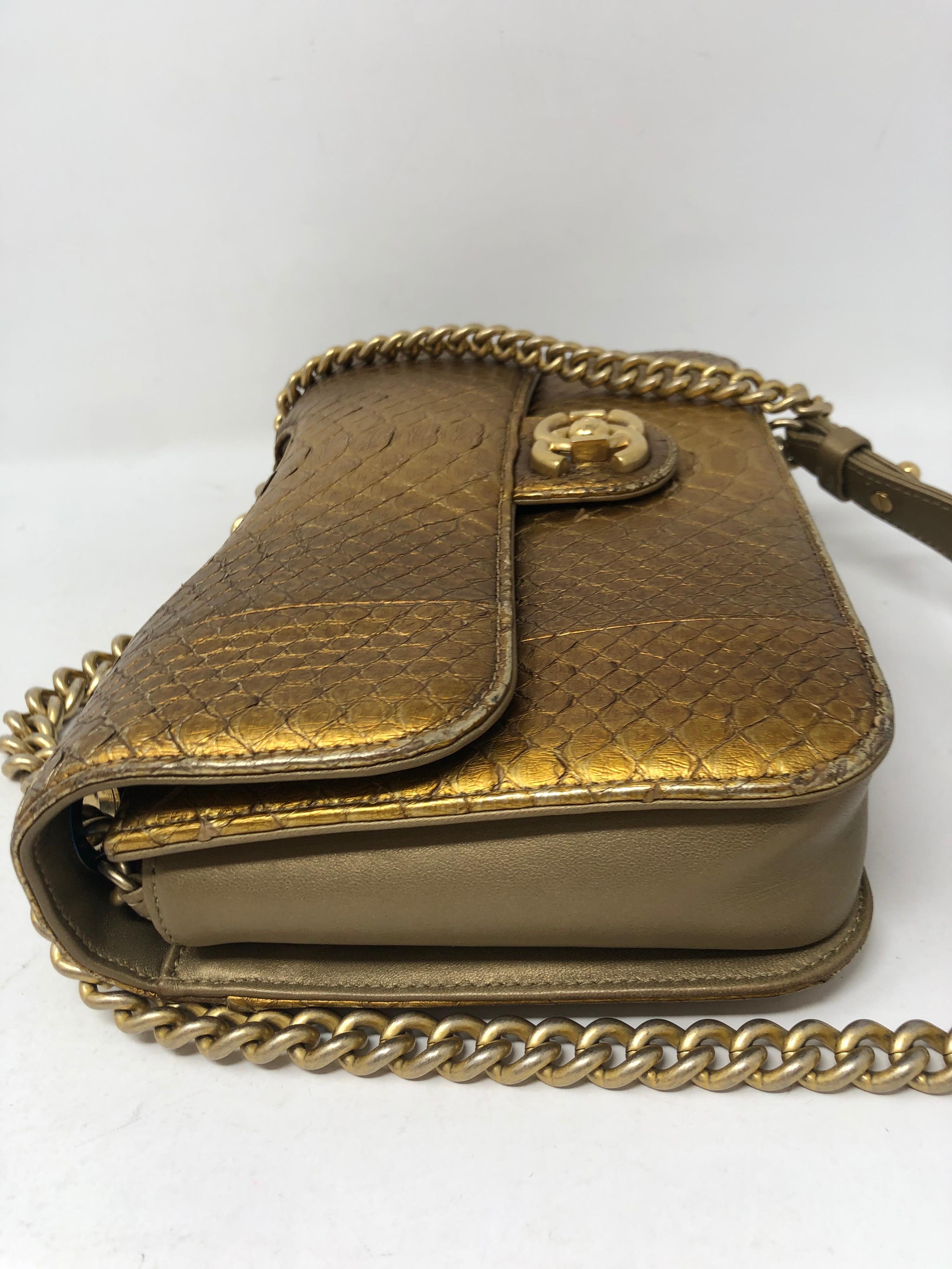 chanel python bag