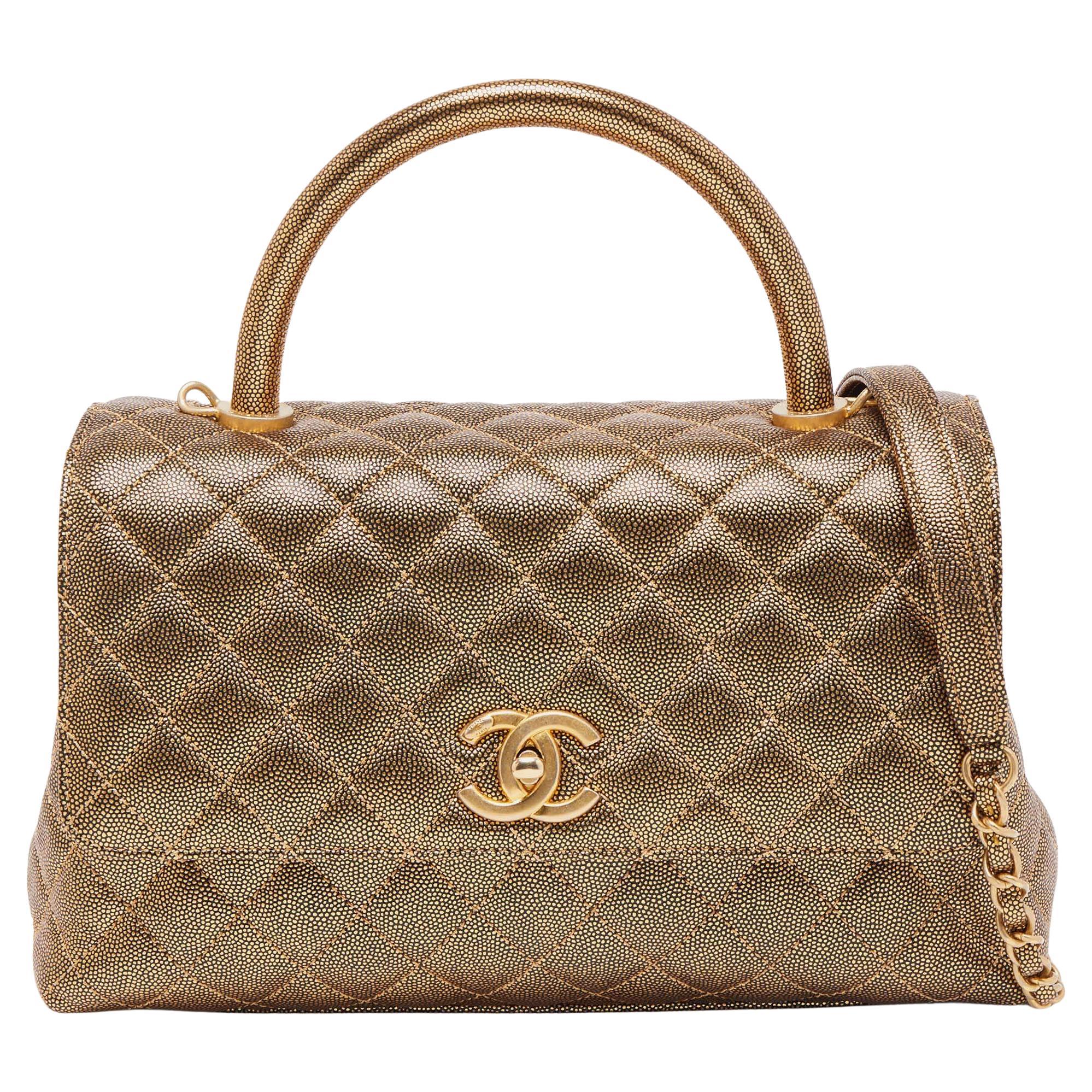 Chanel Classic Flap Beige Caviar Small - For Sale on 1stDibs