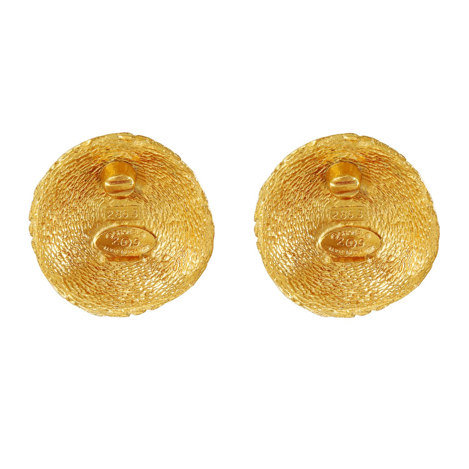 cc gold earrings