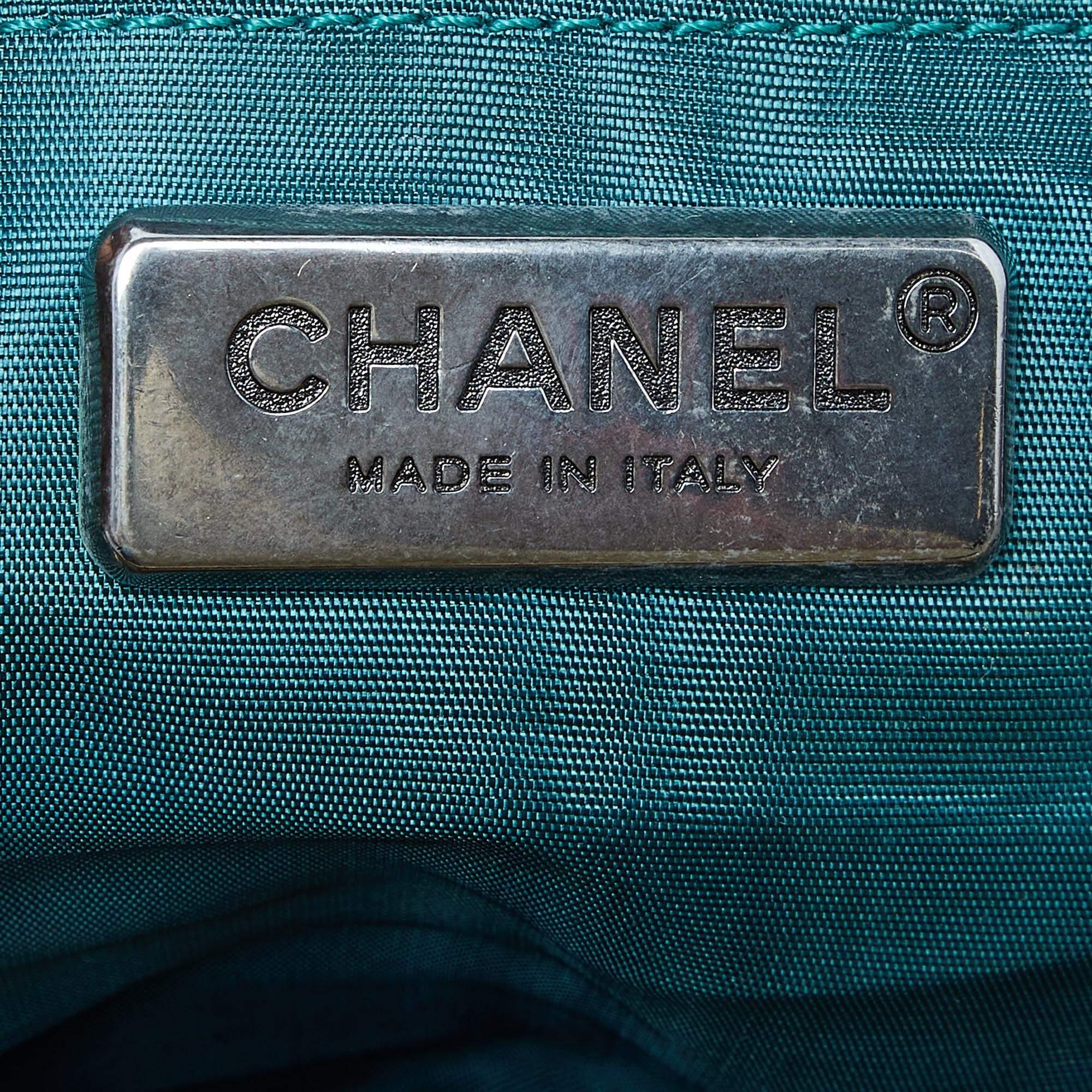 Chanel Gold Quilted Crinkled Leather PNY Expandable Shoulder Bag 7