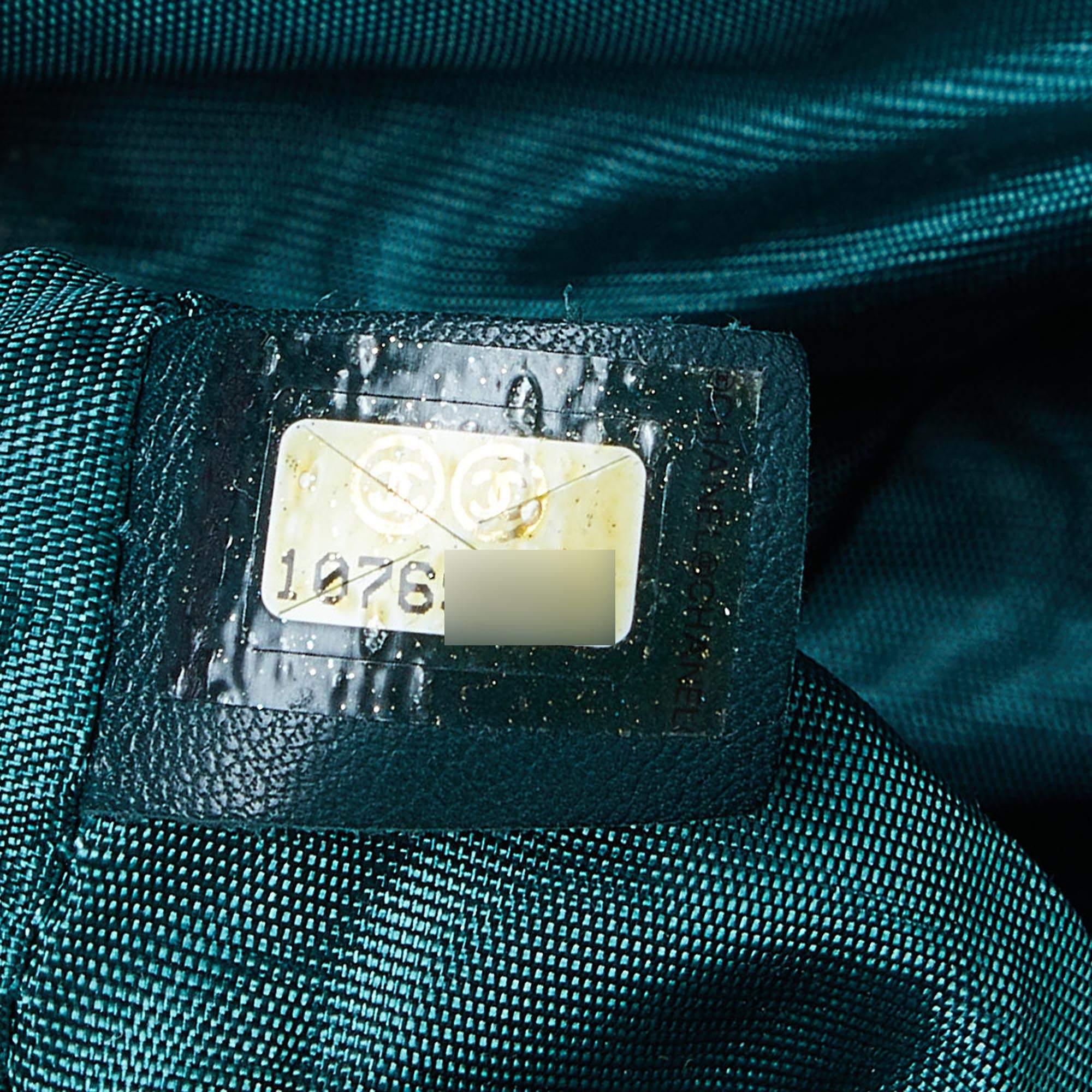 Chanel Gold Quilted Crinkled Leather PNY Expandable Shoulder Bag 2