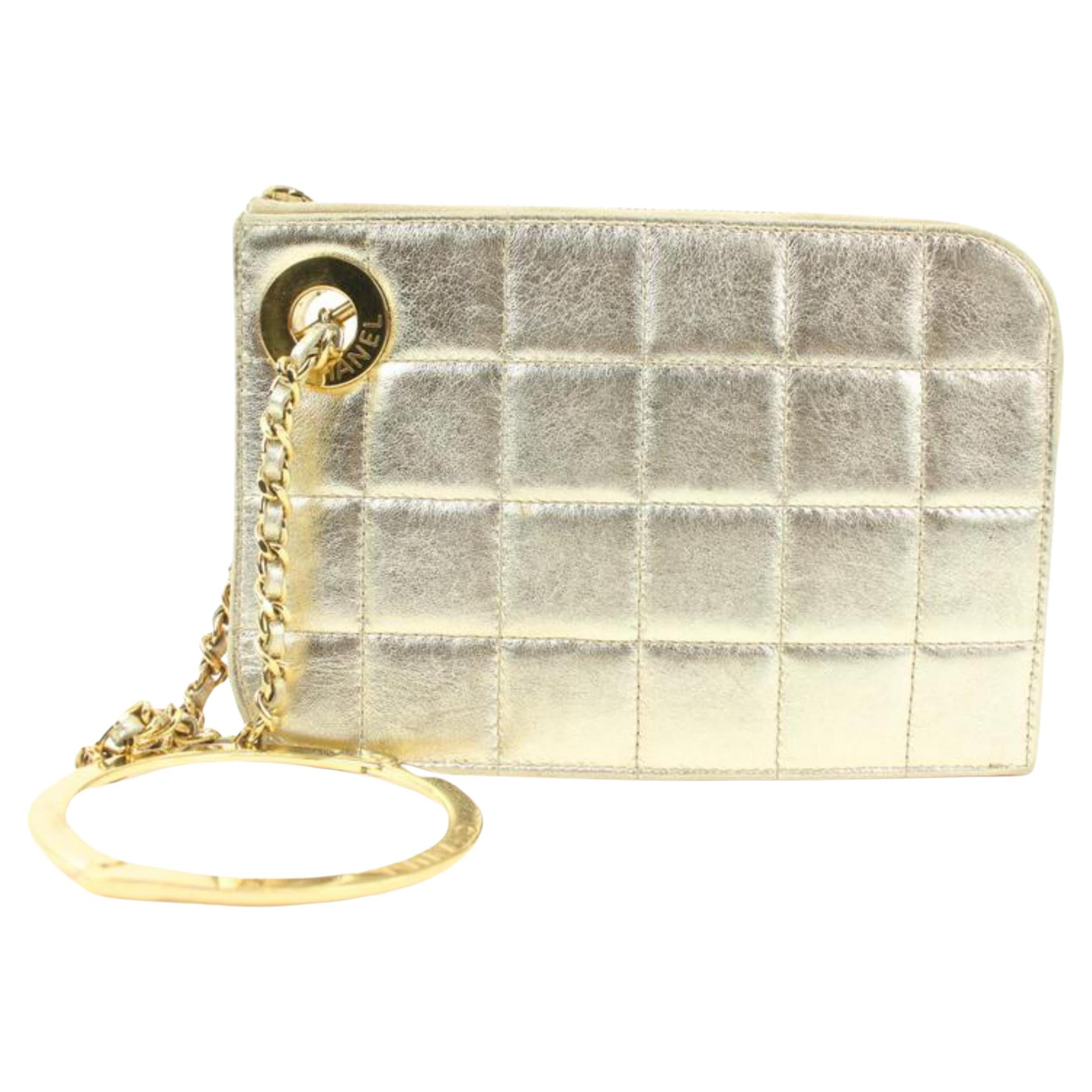 Chanel Limited Edition Votez Coco Gold Clutch For Sale at 1stDibs