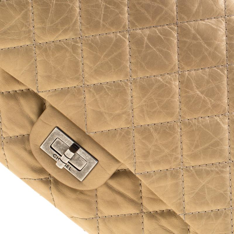 CHANEL Gold Reissue 2.55 Quilted Leather 226 Flap Bag 7