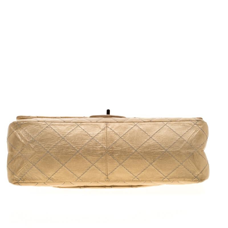 Women's CHANEL Gold Reissue 2.55 Quilted Leather 226 Flap Bag