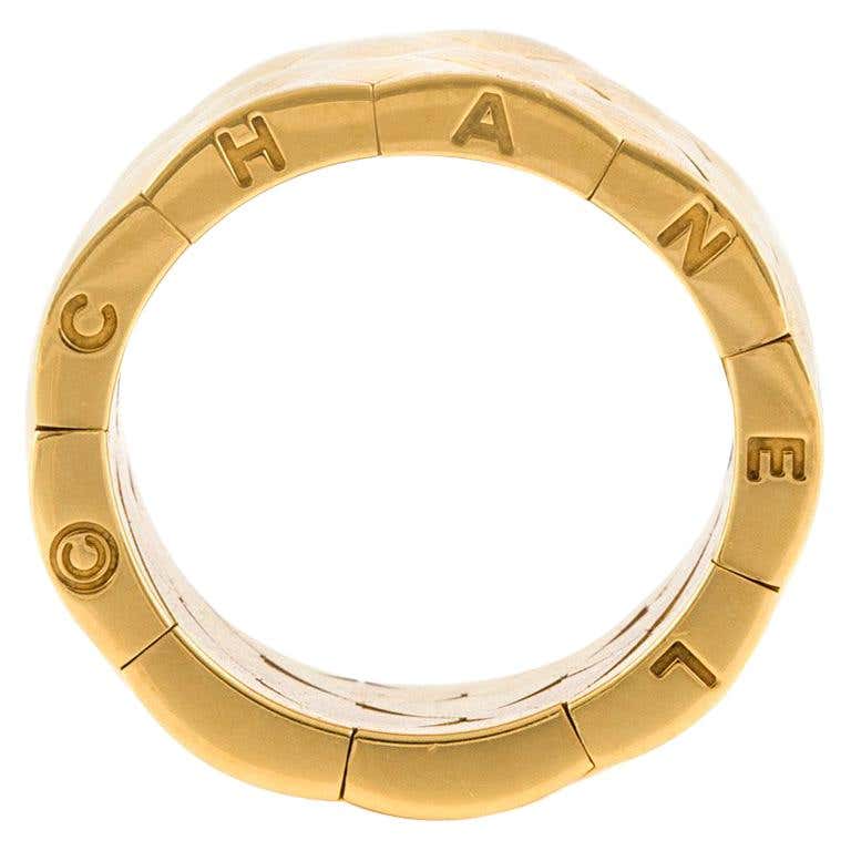 Chanel Style Rings Chanel Floral Motif White Gold Ring For Sale at 1stDibs | chanel ring ...