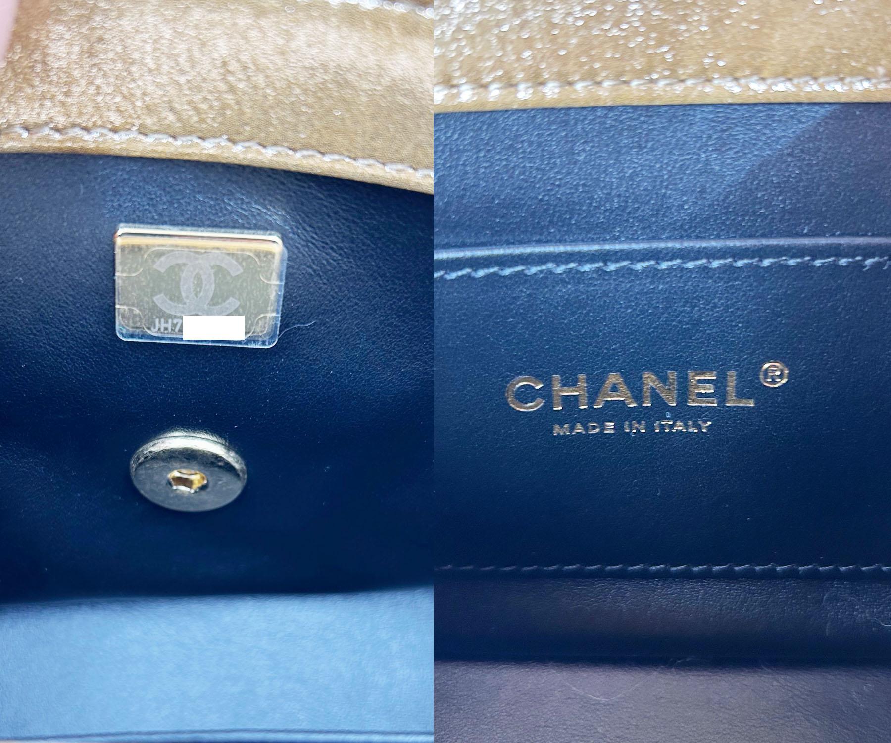 Chanel Gold Shimmer Crystal CC Handle Crossbody 2 Wege Tasche  im Angebot 1