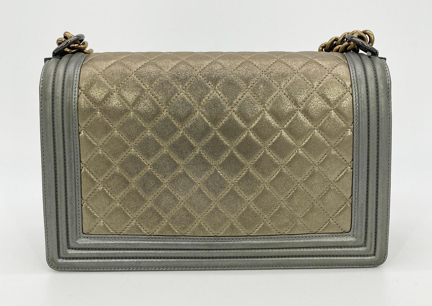 sac chanel argente
