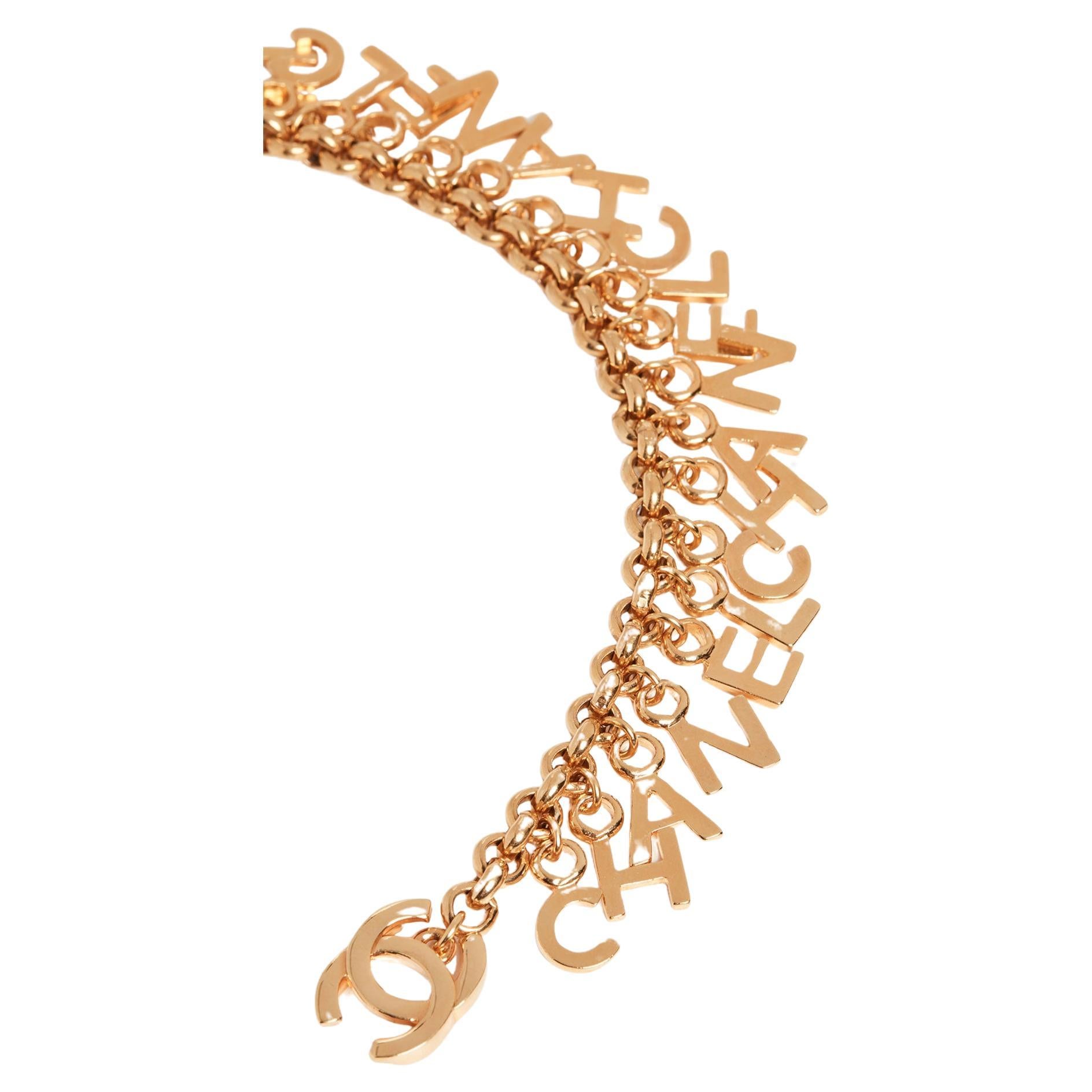 Women's or Men's Chanel Gold Spring CC Logo Turnlock Choker Necklace For Sale