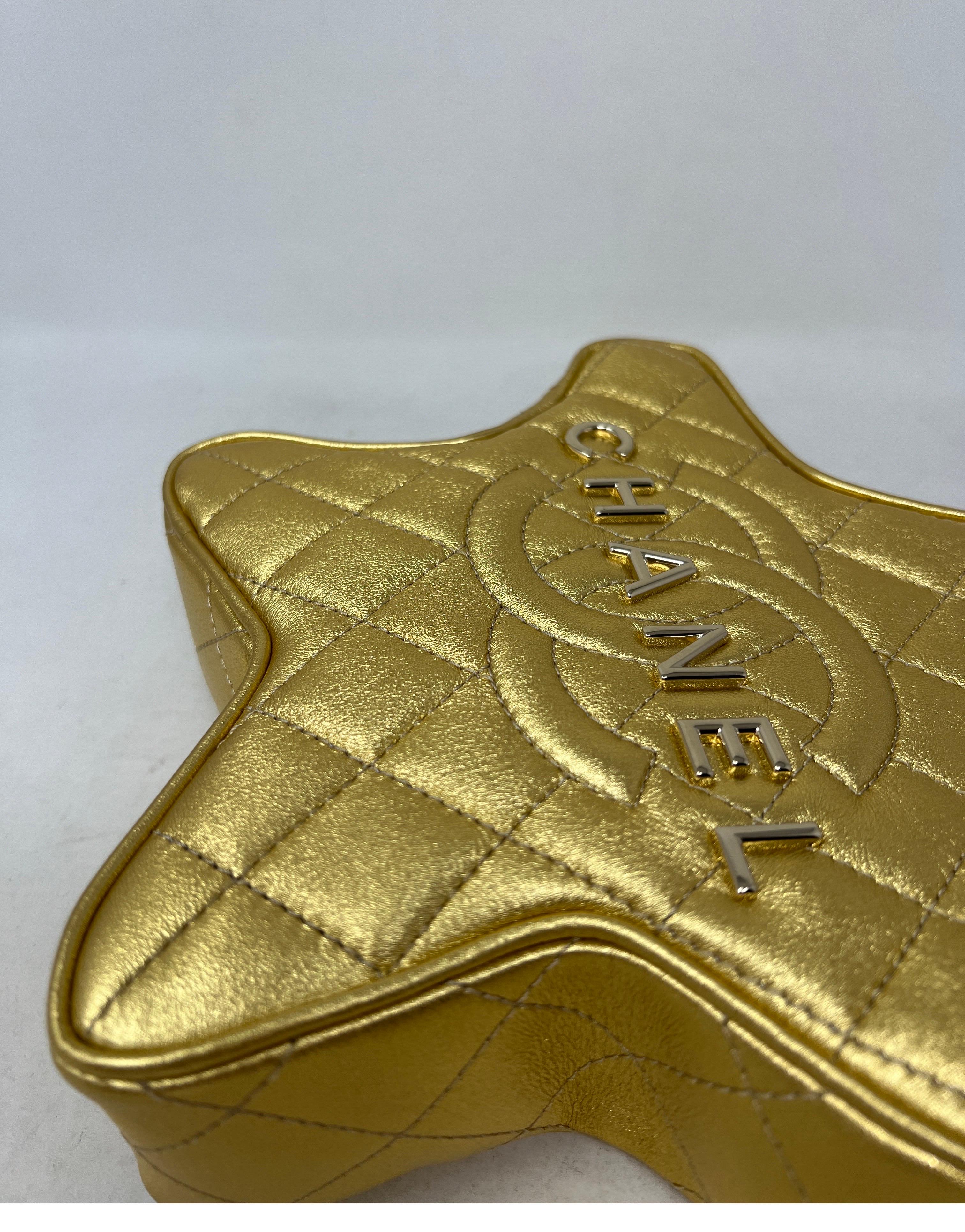 Chanel Gold Star Bag For Sale 8