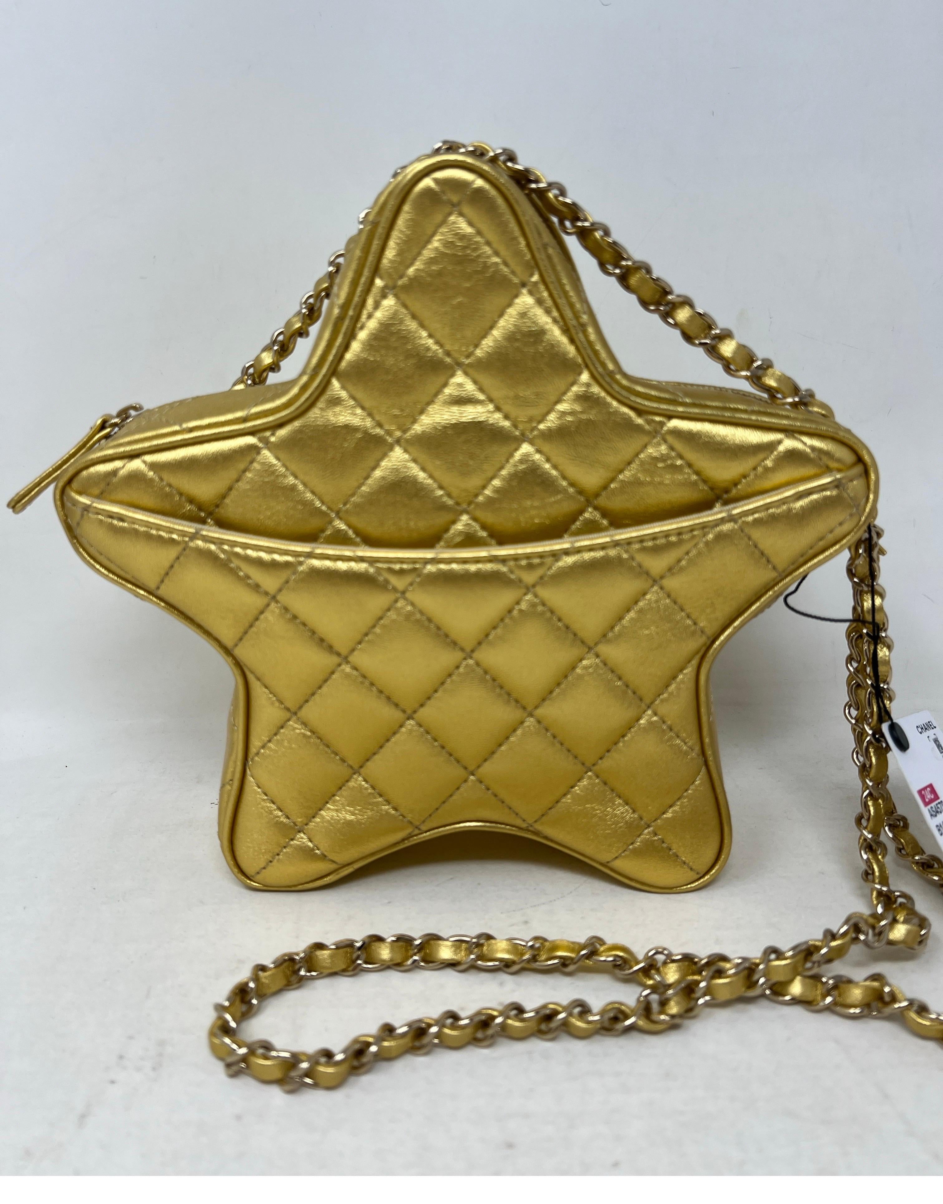 Chanel Gold Star Bag For Sale 1